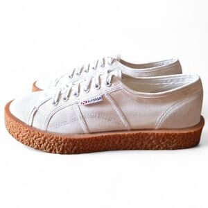 Superga x Paura Women's Chunky Casual Canvas Sneakers Shoes White Size US 11.5